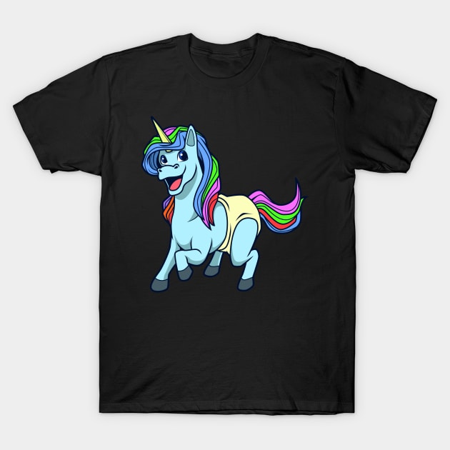 Kawaii Baby Unicorn T-Shirt by Modern Medieval Design